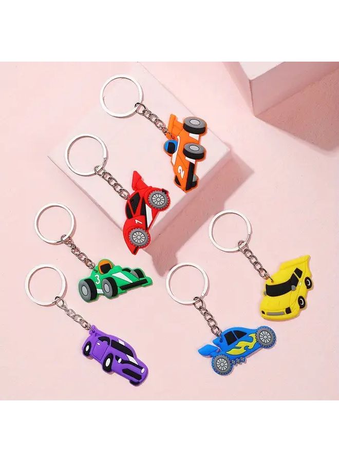 12 Pcs Colorful Keychains Party Gifts Car Keychains Holiday Decorations Mix 02 - Image 1